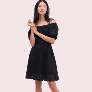 Kate Spade scallop border knit dress